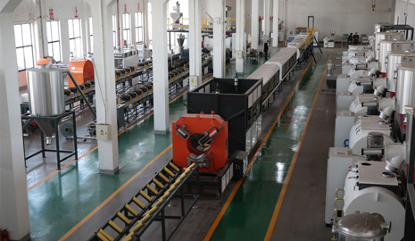 Installation site selection and handling of PE pipe production line