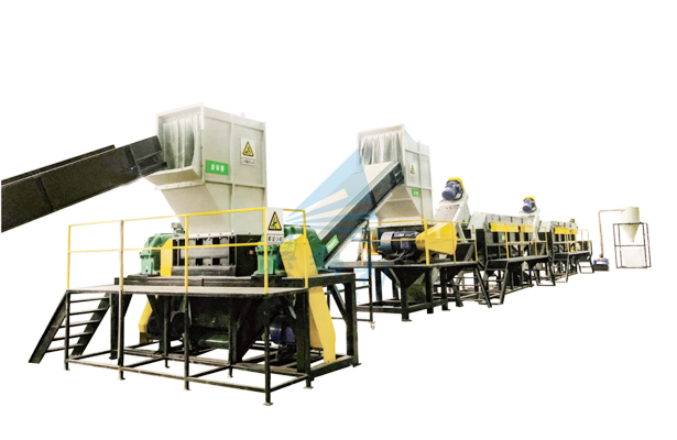 Cleaning production line