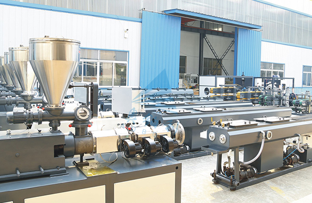 Pvc16-63 one out two pipe production line