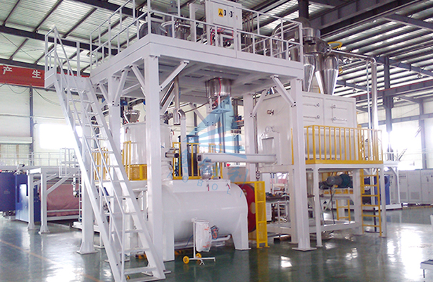 PVC automatic weighing and mixing system