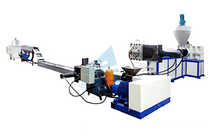 PE film two-stage granulation production line